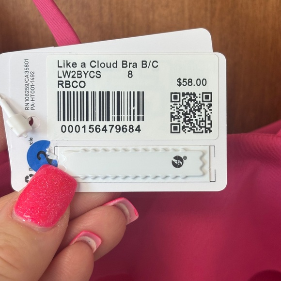 Lululemon Like A Cloud  Bra, Sz 8  SZ 4 B/C.  NWT RBCO - Picture 4 of 6